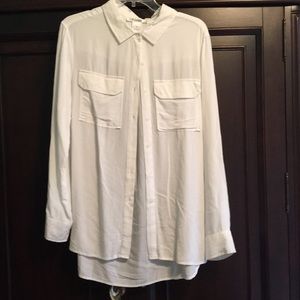 Oversized Classic White Shirt